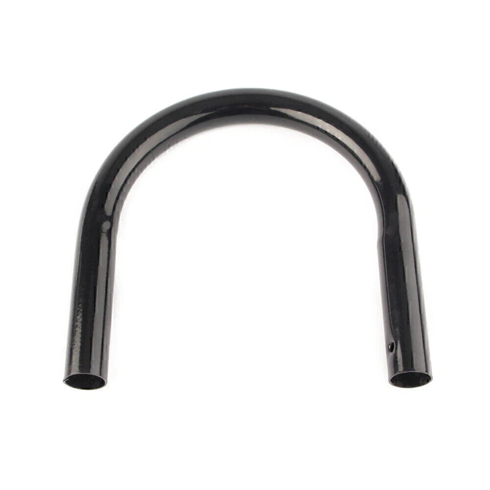 Black Stainless Steel Rear Seat Hoop Loop Frame Trim for Universal Cafe Racer
