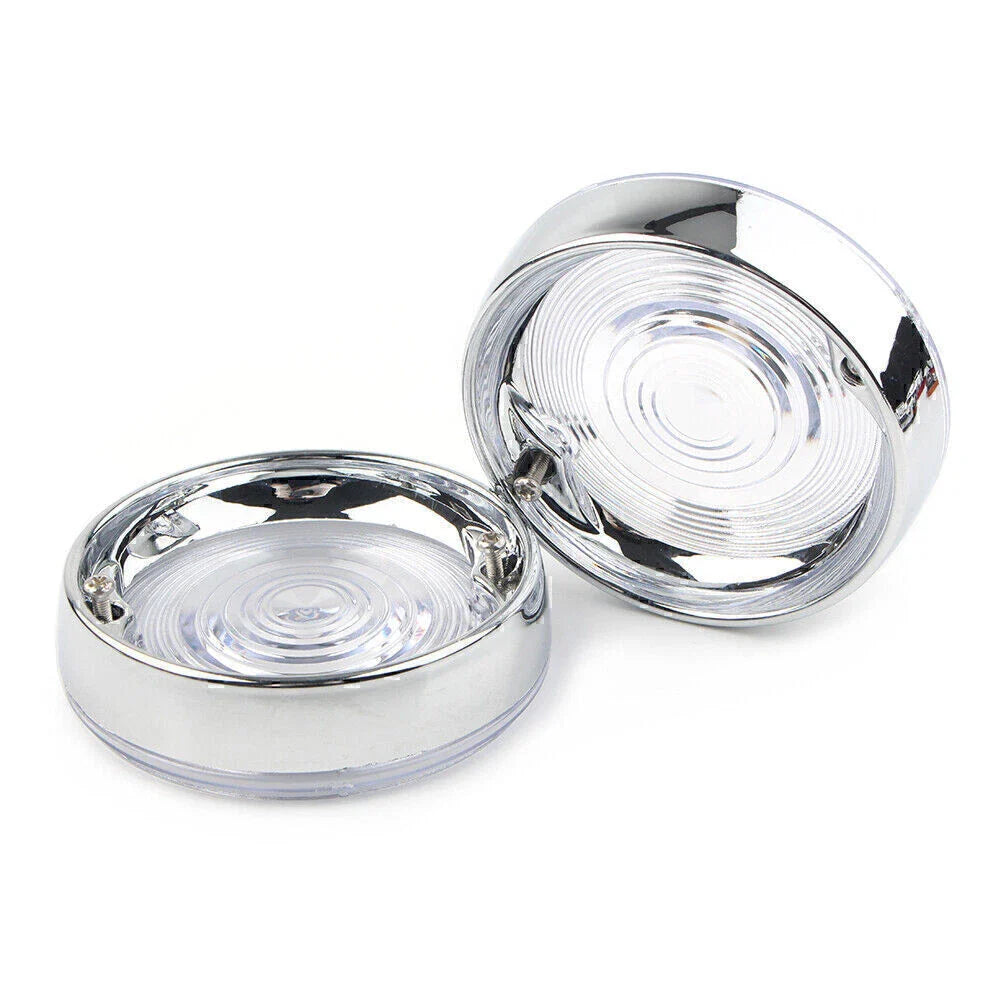 Clear Turn Signal Bezels Lens Covers for Harley Touring Road King (2009-2023)