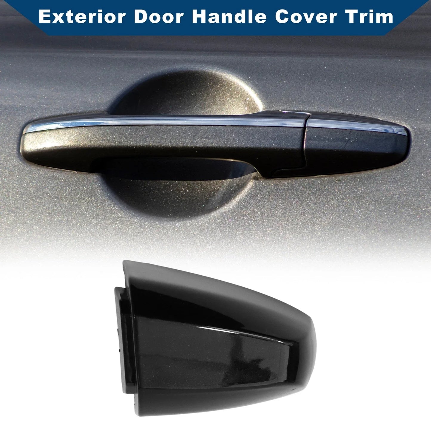 Exterior Door Handle Cover Trim for BMW X1 X5 F15 X6 F16 (2014-2019) Blue ABS