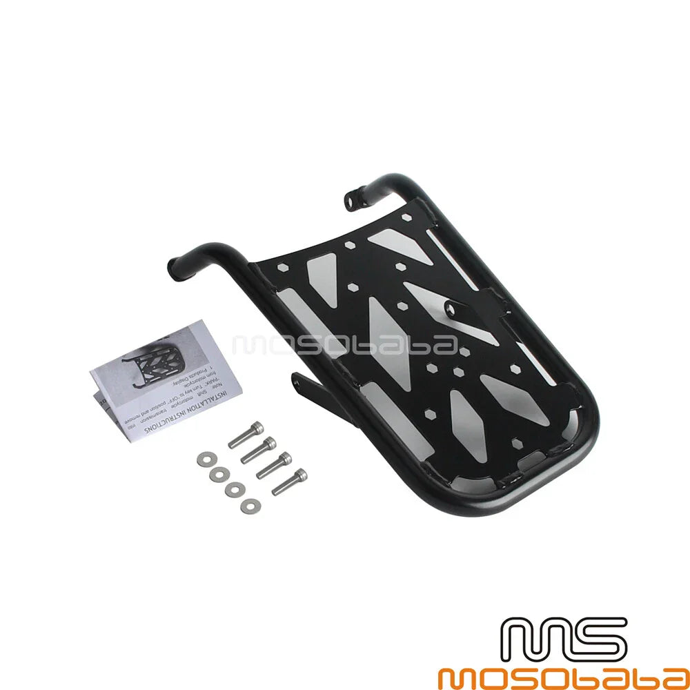 Black Rear Trunk Luggage Rack for Kawasaki KLX 230 (2020-2023)