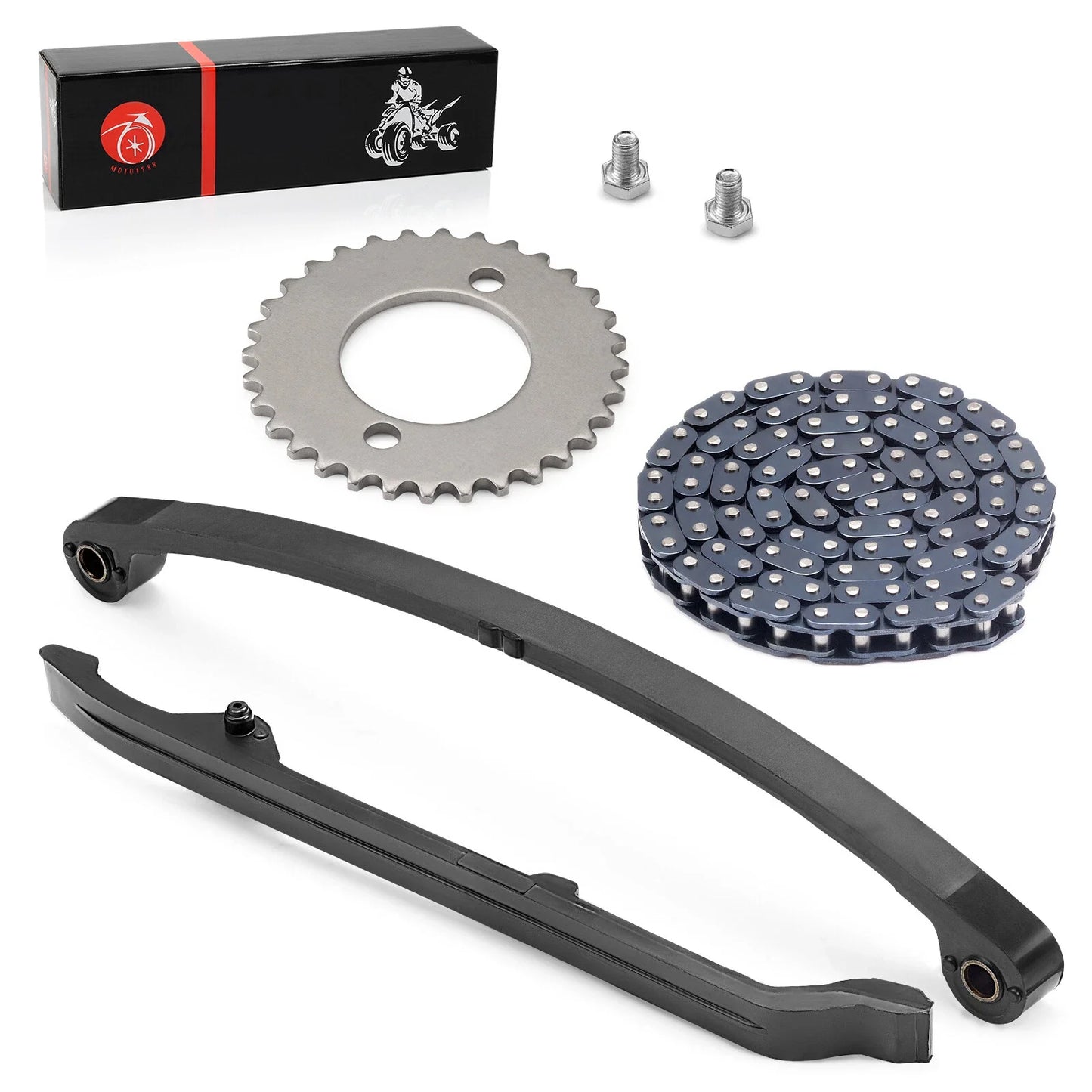 Timing Chain Guides Cam Chain Sprocket for Honda ATC185S (1981–1983)