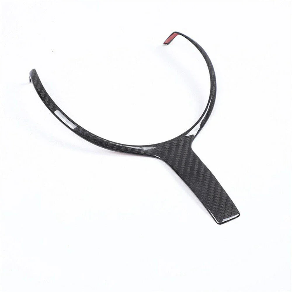 Black Carbon Fiber Look Steering Wheel Trim for BMW M-Sport F10 F06 F12 F13 F32