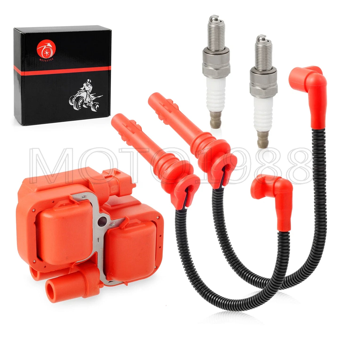 Ignition coil & Spark plug & Cap Wire Polaris RZR Trail S 900 (2019–2023)