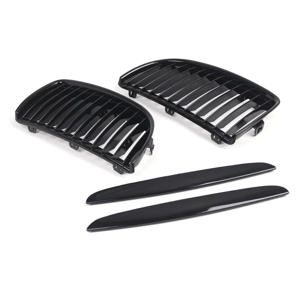 Gloss Black Front Grille for BMW 3 Series E90 E91 (2005–2008)