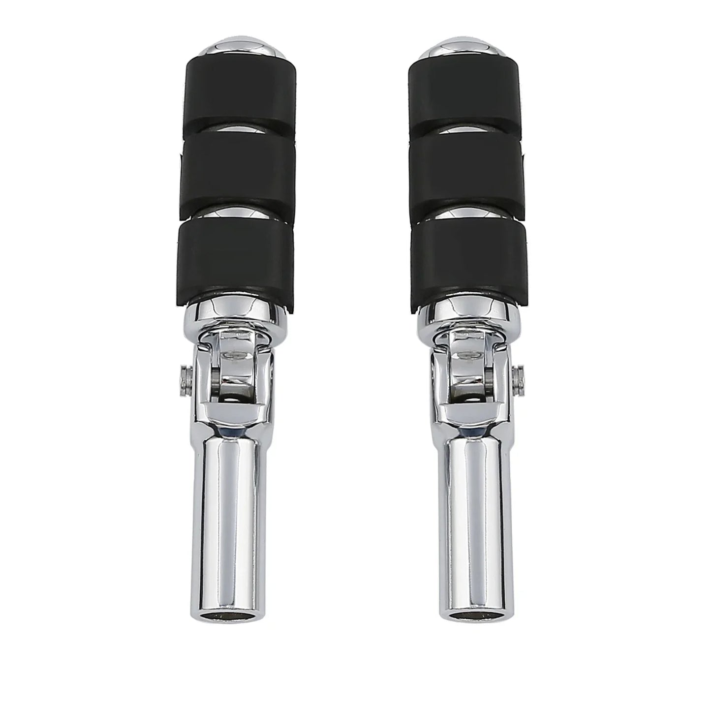 Slim Chrome Rear Foot Pegs Mount for Harley Softail Cross Bones (2008-2017)