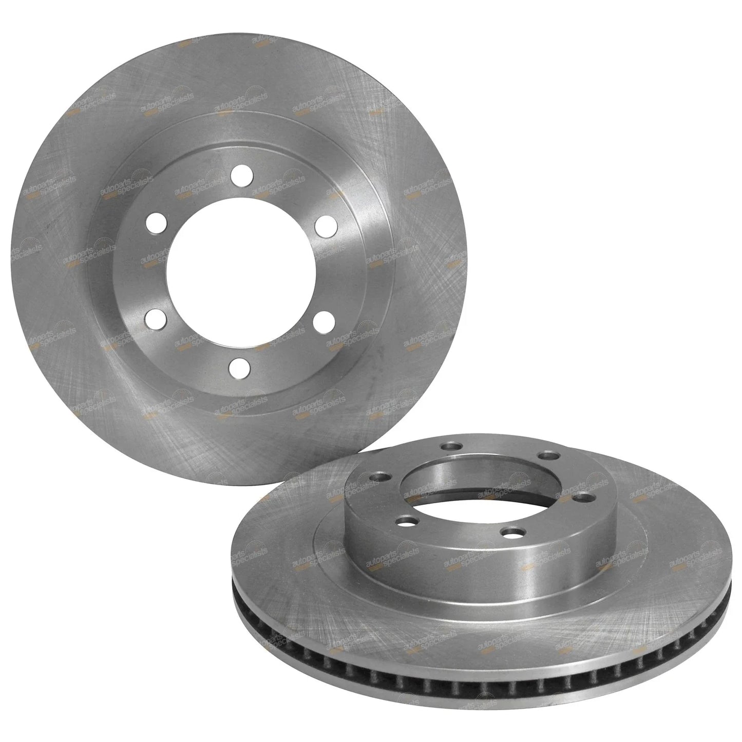 2 x Front Disc Brake Rotors for Toyota Prado GRJ120 KDJ120 KZJ120 (2003–2009)