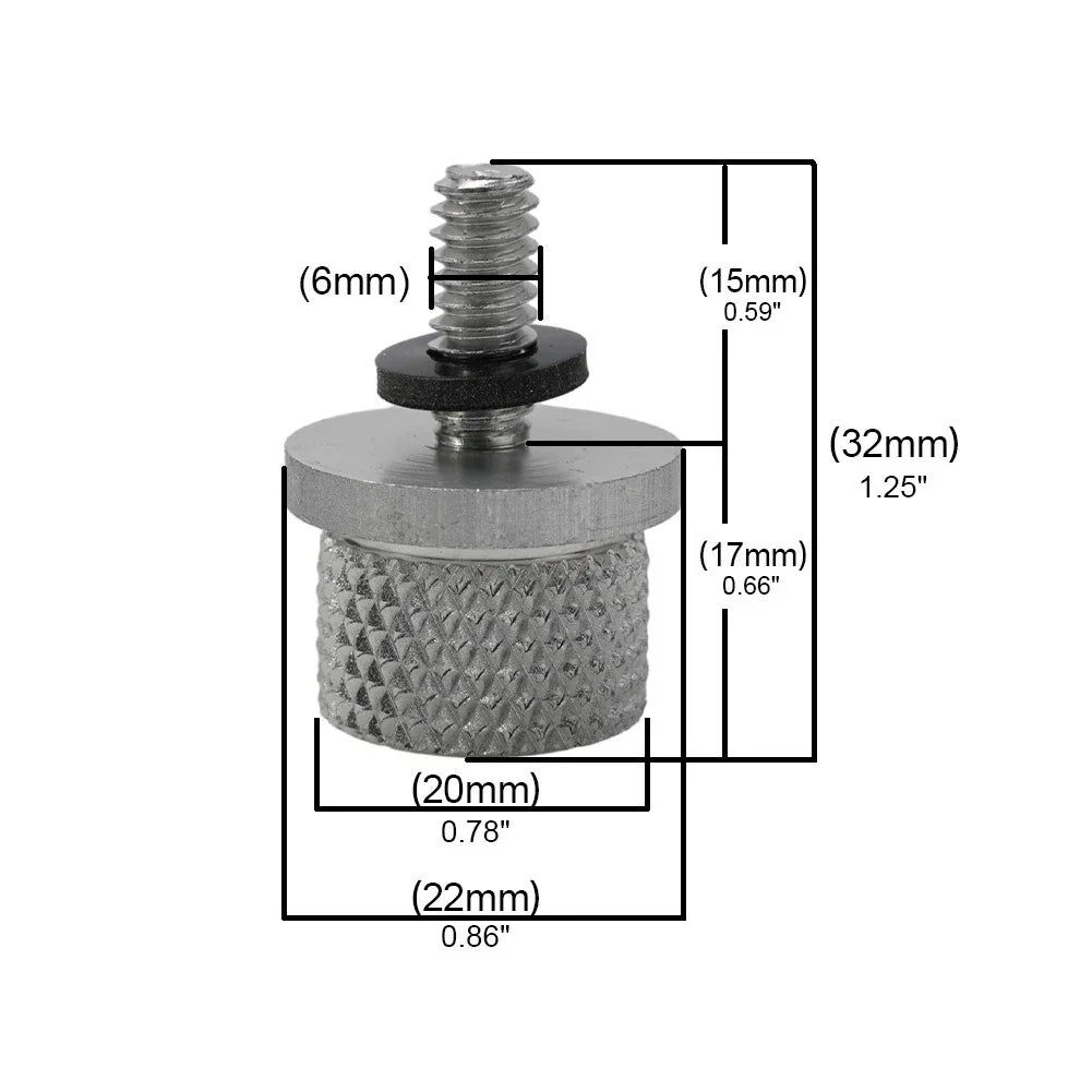 Fender Rear 1/2 Full Thread 1/4-20 Aftermarket for Car