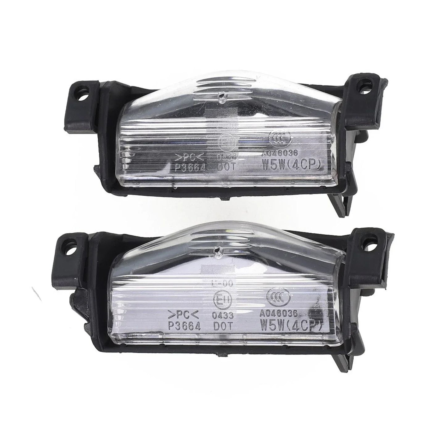 2 x License Plate Light Rear Bumper Cover for Mazda 3 (2009–2013)