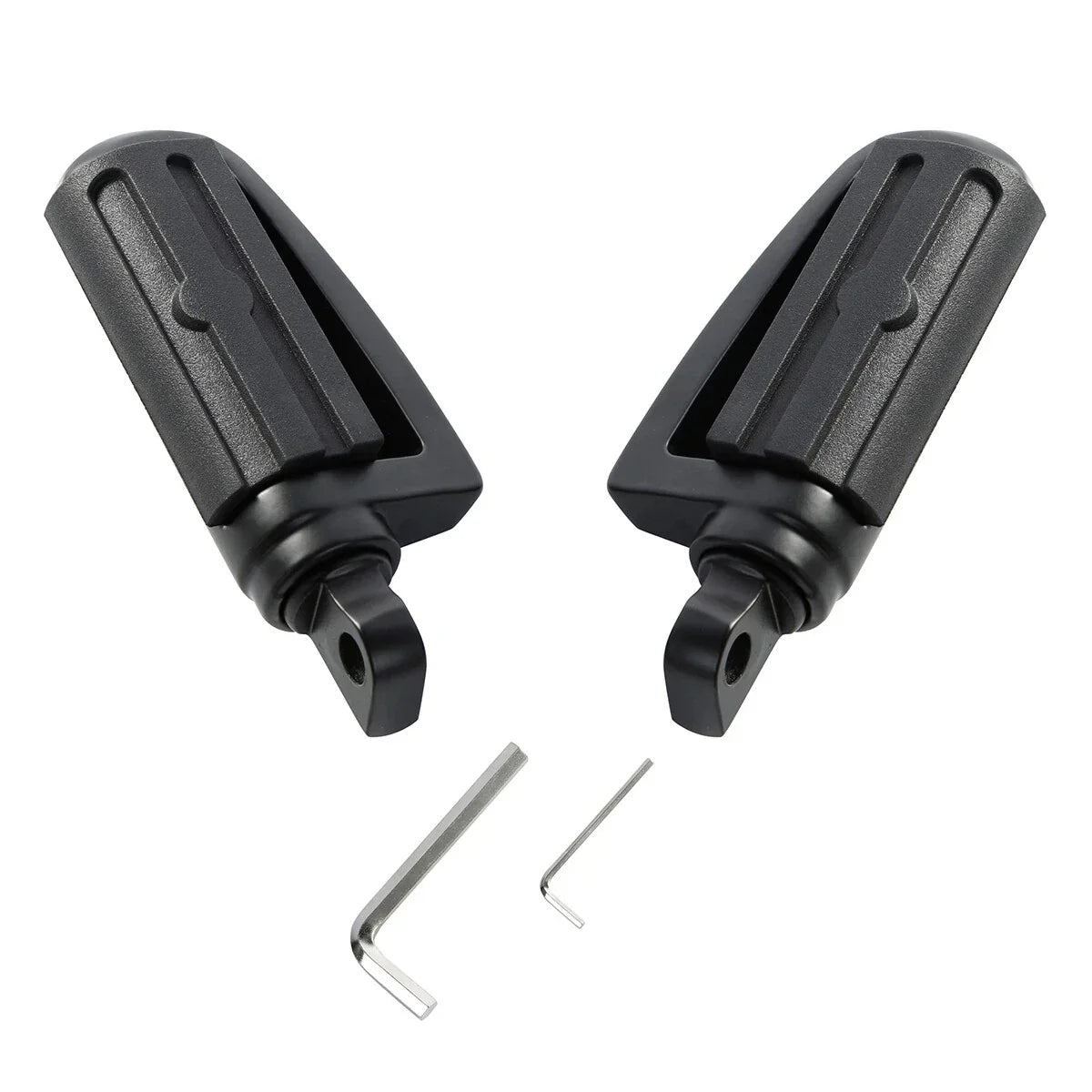 Footrest Pegs 10mm Matte Black for Harley XL883 1200 Sportster Street Glide