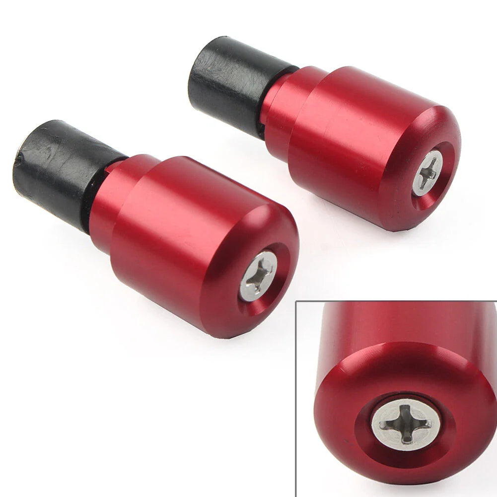 CNC Motorcycle Handlebar Grips Bar End Slider Caps Red for HONDA CBR1000RR