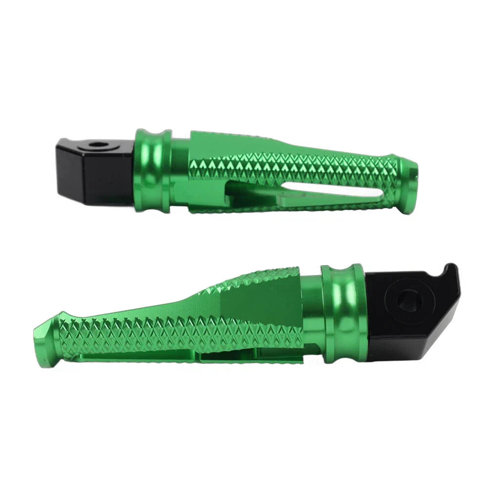 Green Passenger Rear Footpegs for Honda CBR600RR, CBR1000RR, CBR600 F4 (2003-2019)