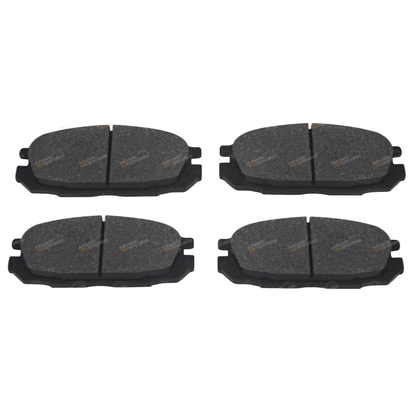 2x Rear Slotted Drilled Rotors + Brakes for Nissan Patrol (1988 - 1998)