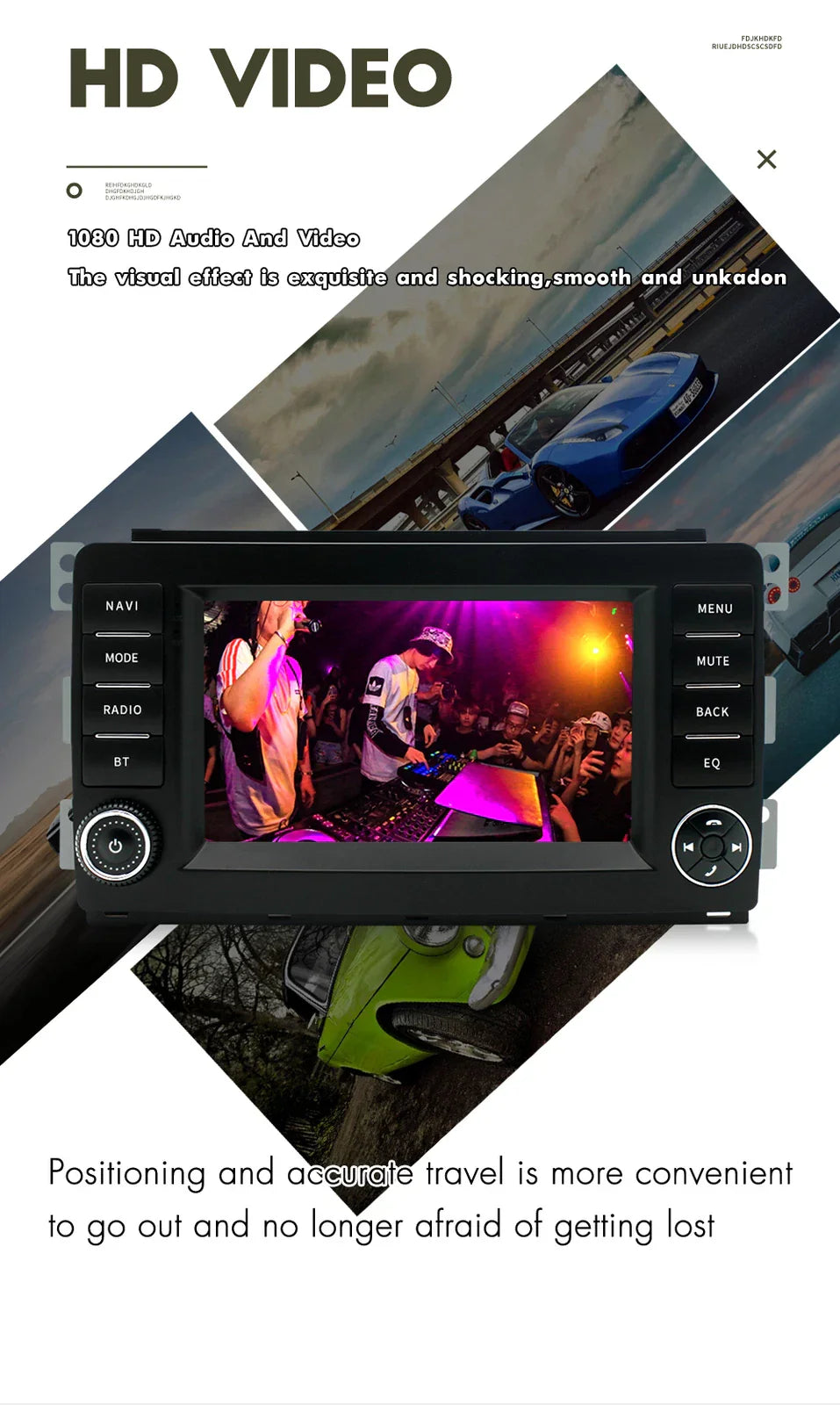 7" Car Stereo Radio GPS for 2005-2010 Benz Smart Fortwo (2005-2010)