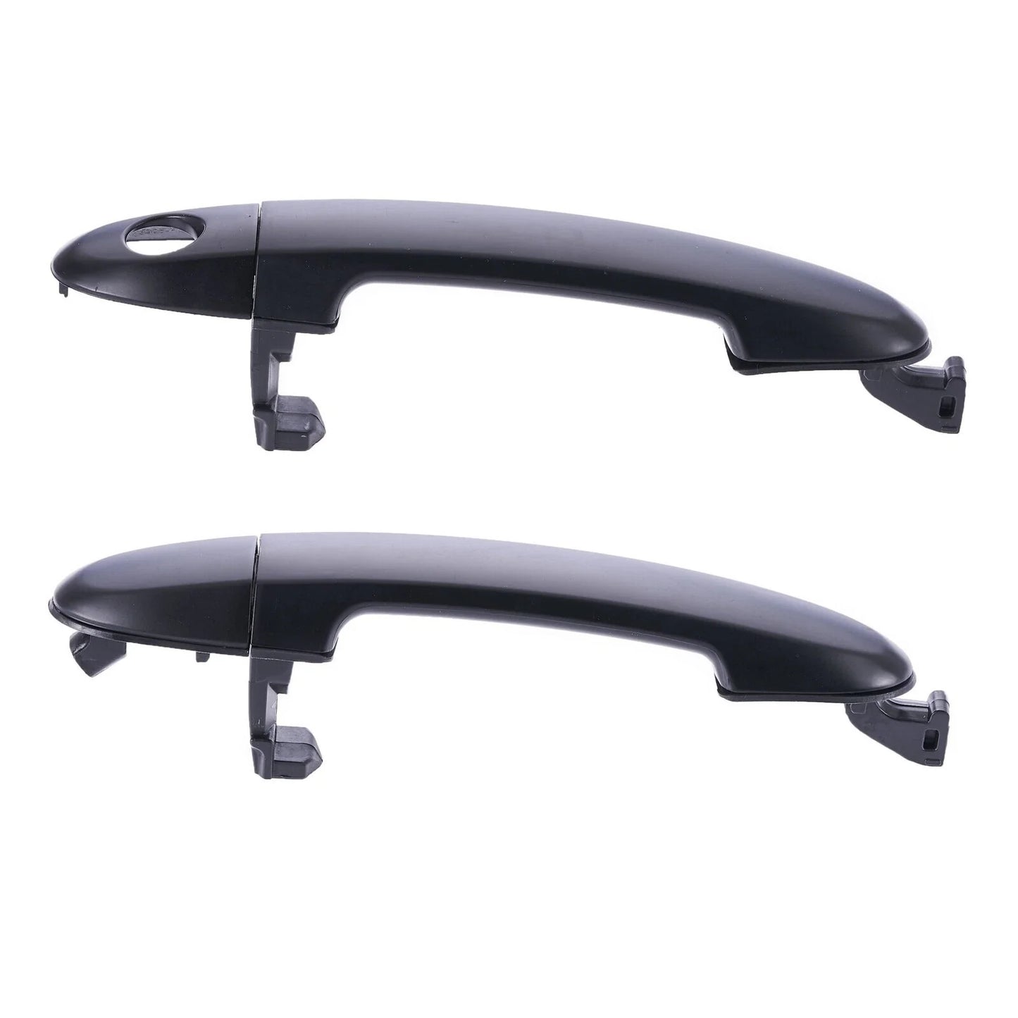 2 x Front Left & Right Door Handle Black for Hyundai Santa Fe CM (2005–2012)