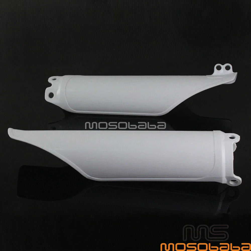 White Race Fork Guards for Honda CR125 CR250 CRF250 CRF450 CRF250R
