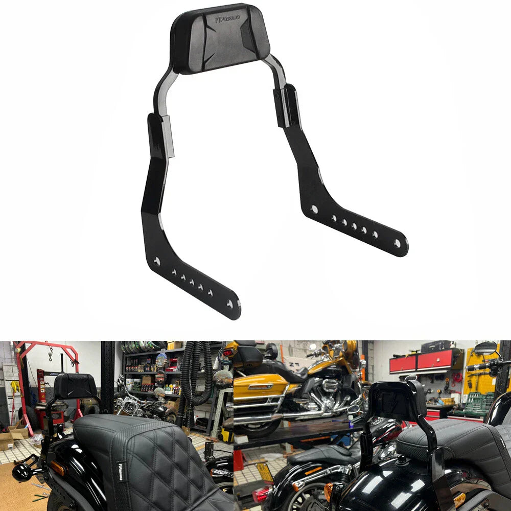 Black Sissy Bar Backrest for Harley Low Rider FXLR & FXLRS (2018-2023)