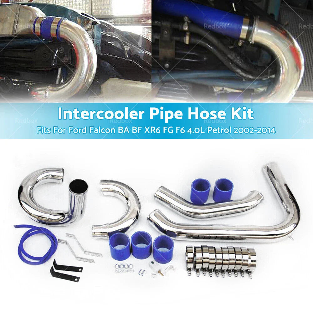 Intercooler Pipe Hose Kit for Ford Falcon BA BF XR6 F6 Typhoon (02-14)