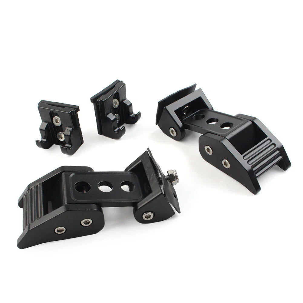 Black Engine Lock Hood Latches For Jeep Wrangler JK (2007-2017)