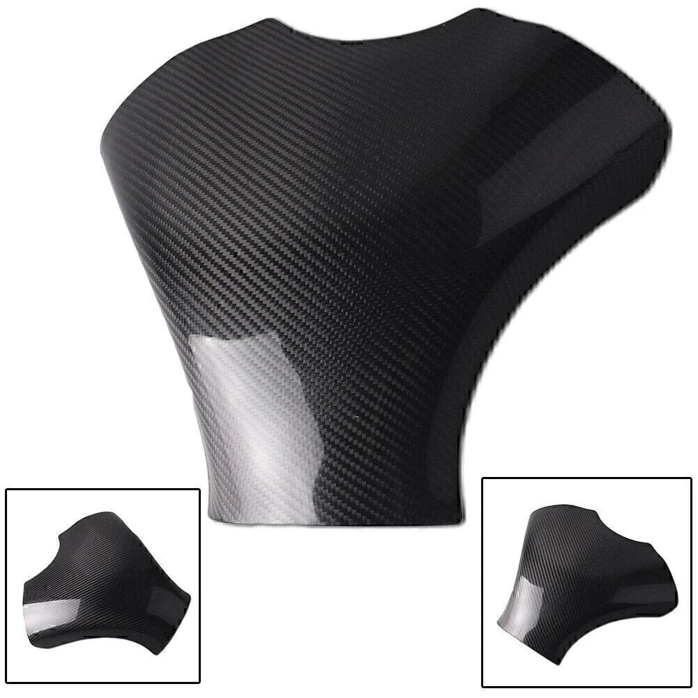 Carbon Fiber Fuel Gas Tank Cover Protector for Kawasaki Ninja ZX6R (2007-2008)