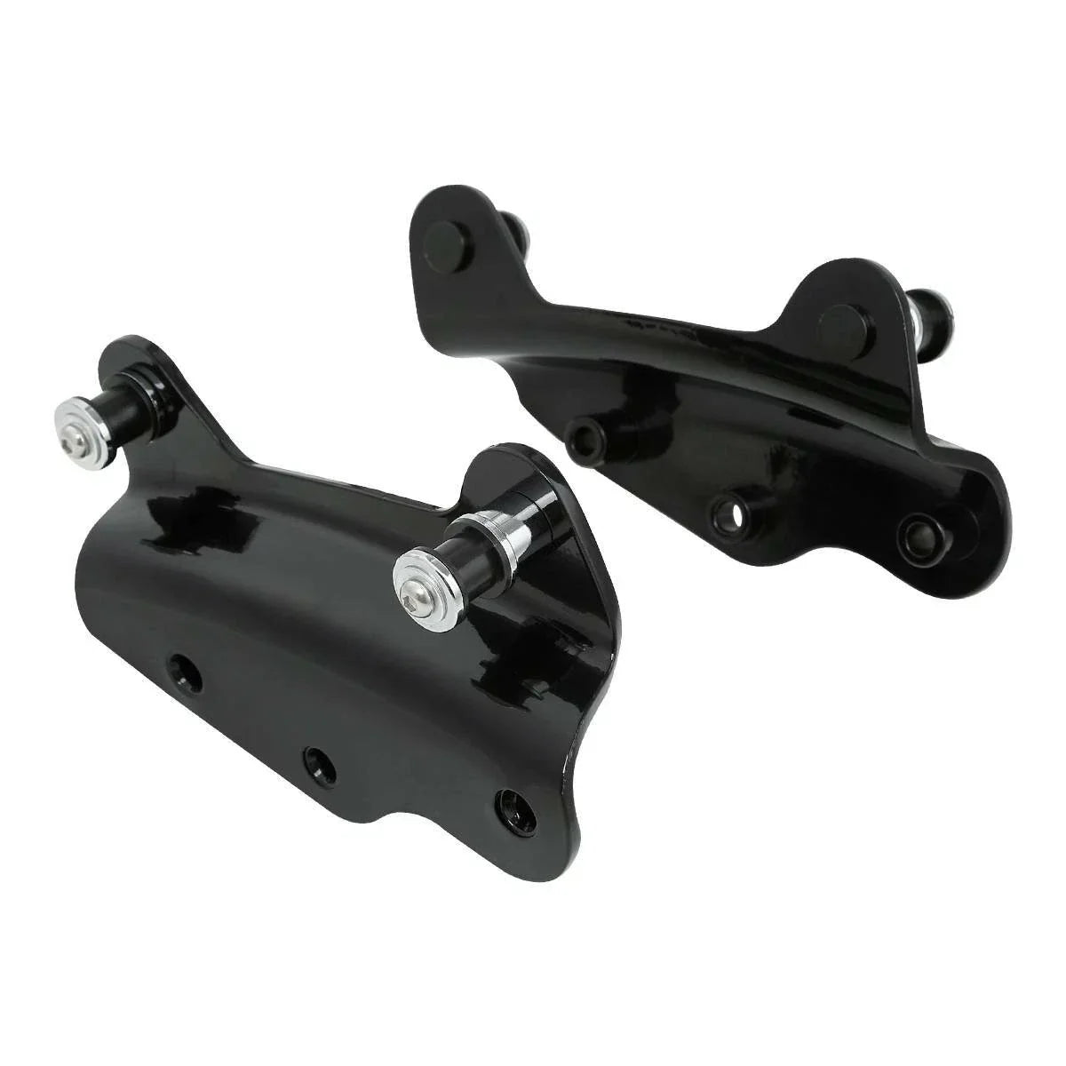 Black Stealth Luggage Rack w/ Docking Hardware for Harley Touring (2009-2013)