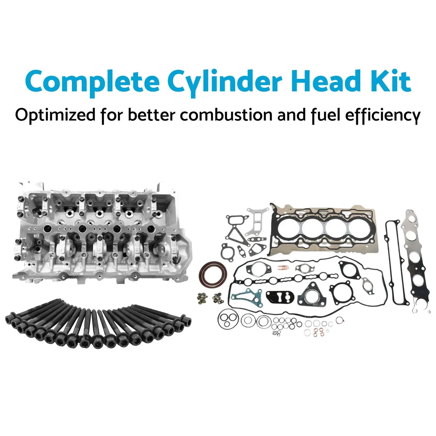 Cylinder Head Kit w/ Gaskets & Bolts for Mitsubishi Triton (2015-2023)