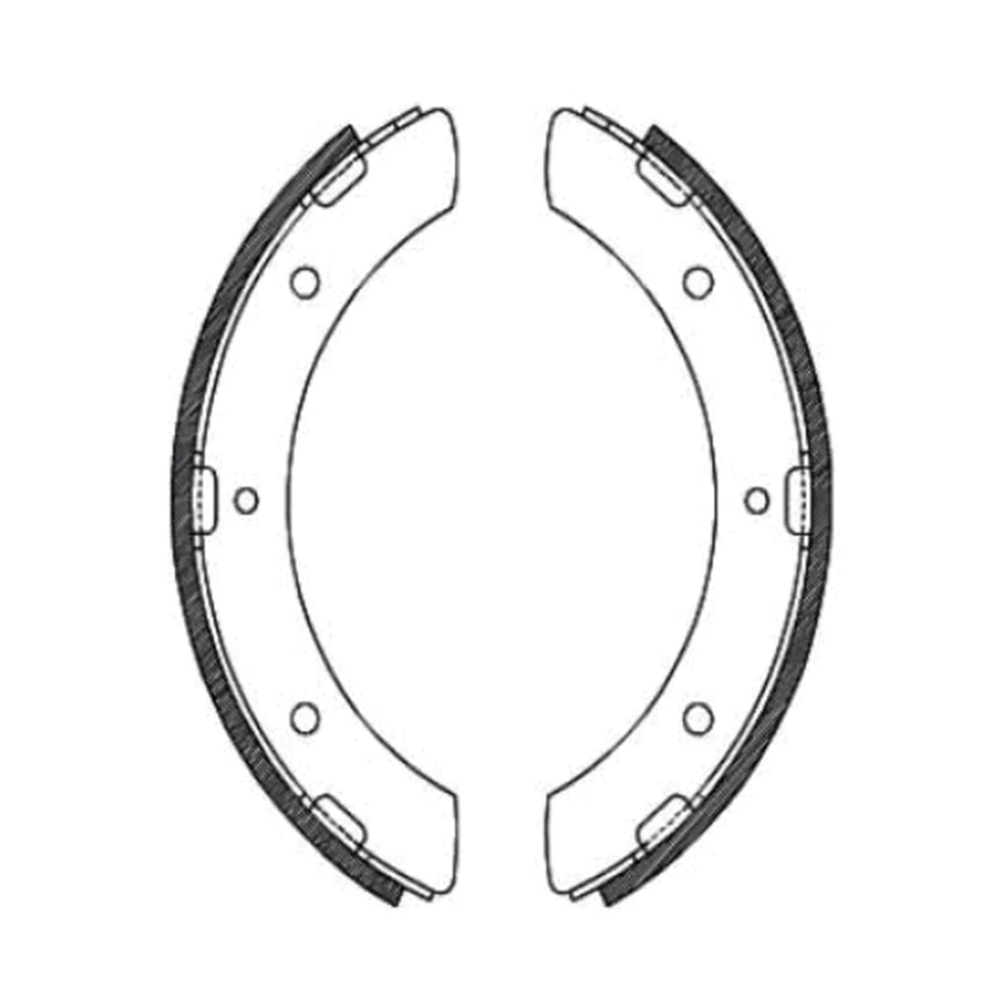 Brake Shoes Lining for Mitsubishi Fuso Canter/Rosa (1976-1994)