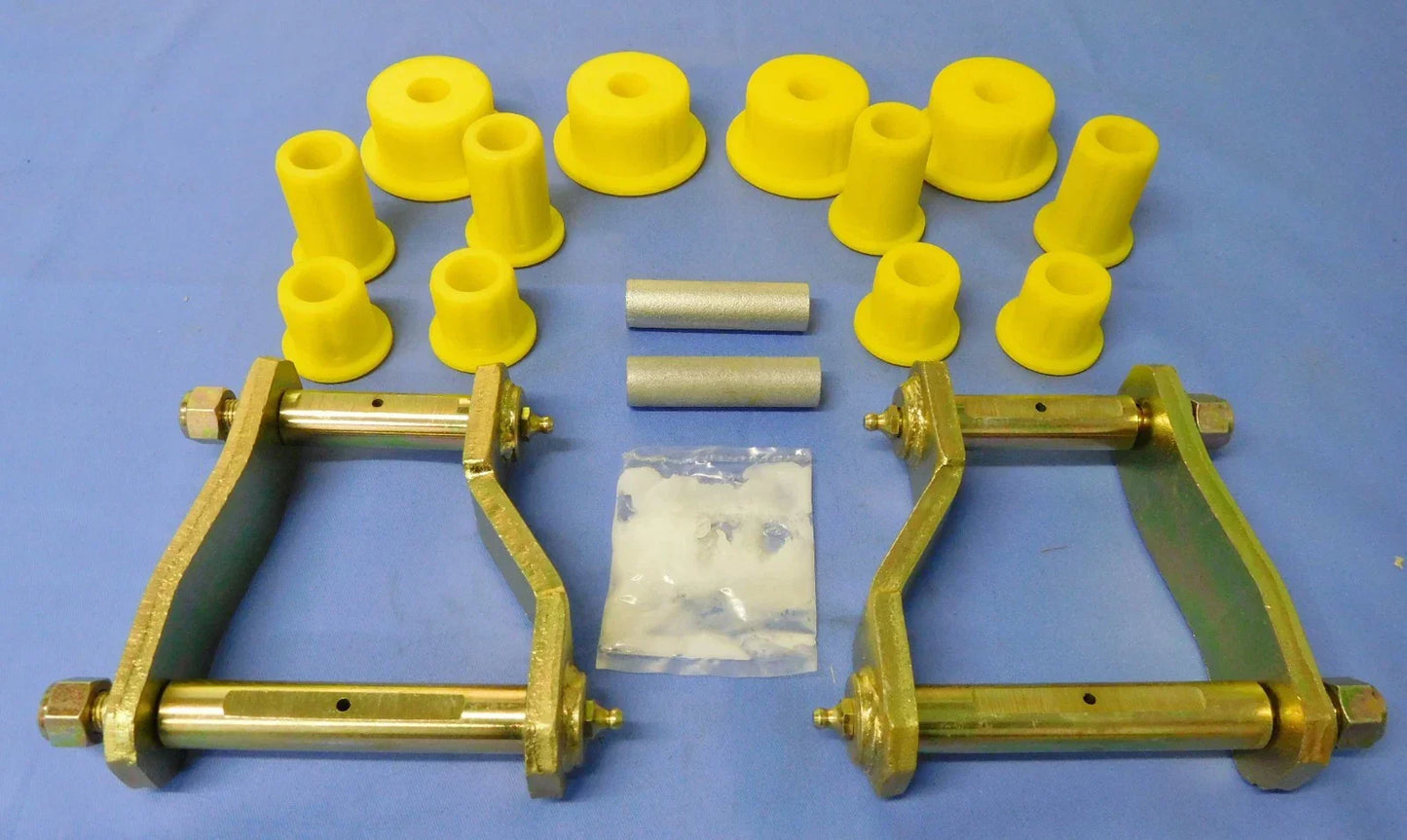 Greaseable Shackle & Poly Bush Set for Mazda BT50 4WD Rear Springs (2011-2020)