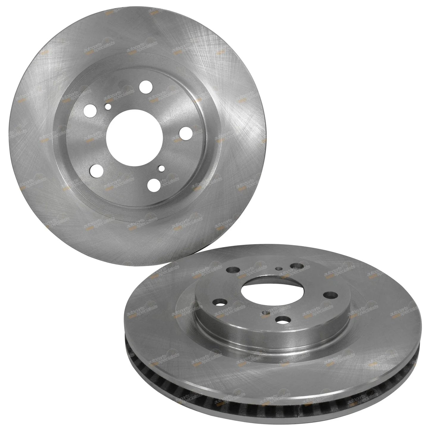 2 x Front Disc Brake Rotor Pair for Toyota Camry (2006–2017)