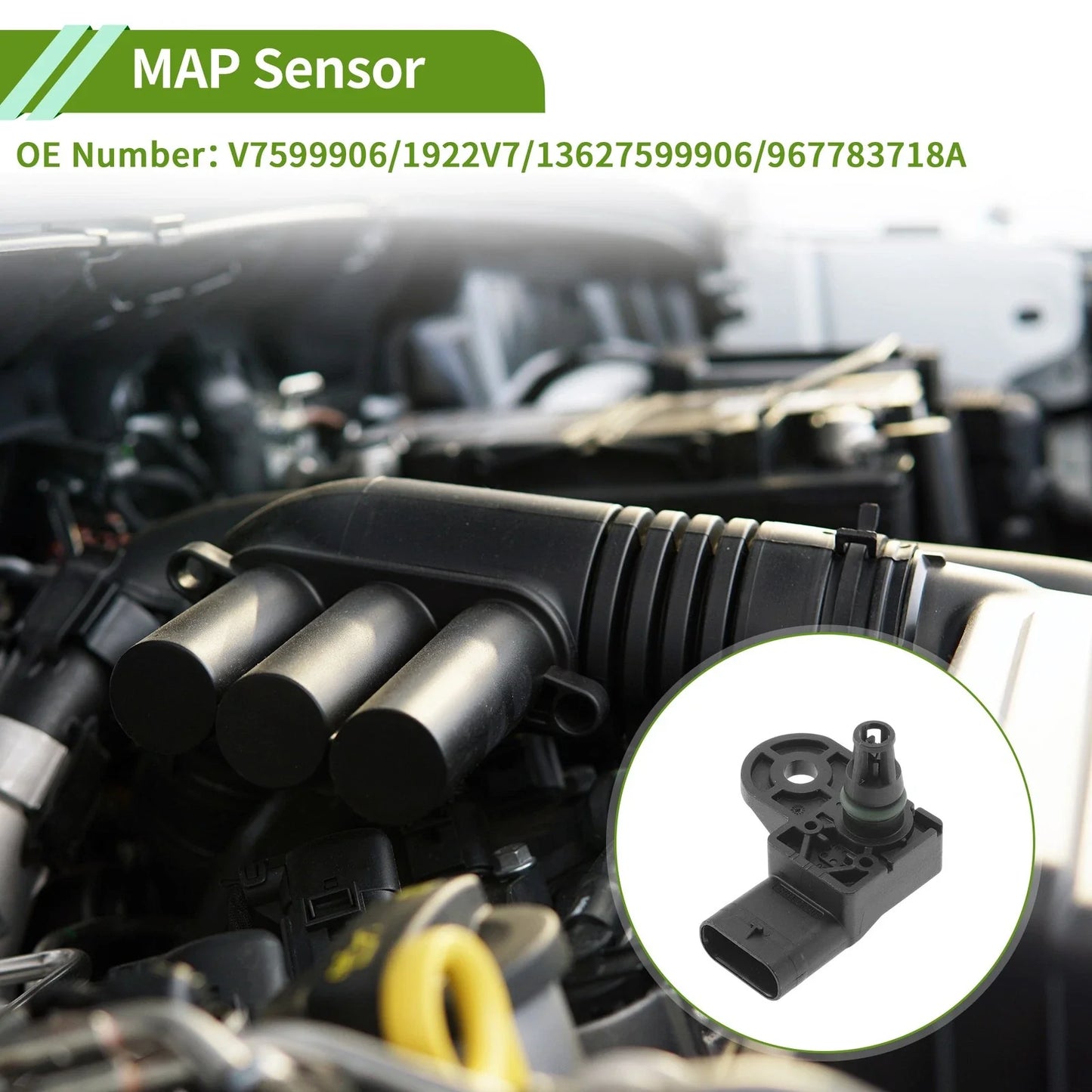 MAP Sensor for BMW 1 Series F20 116i 118i (2011 - 2019)