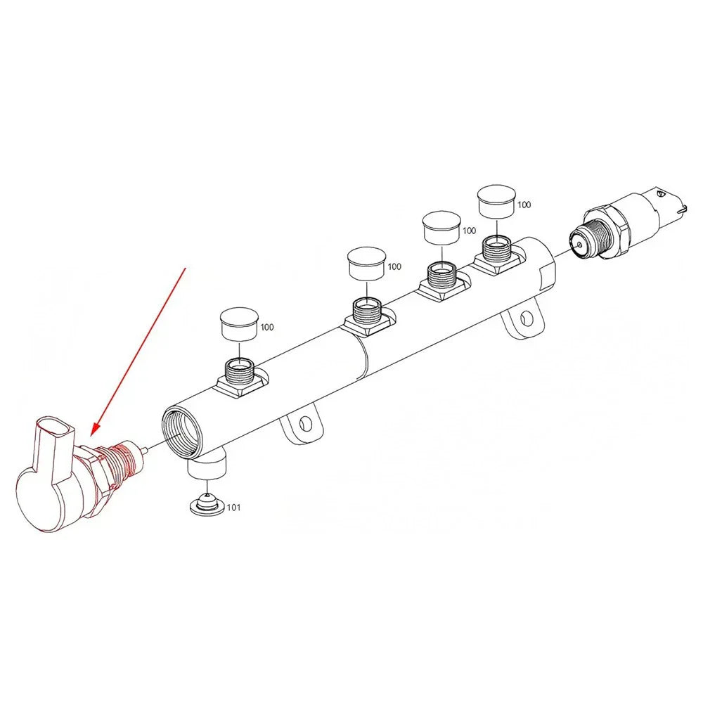 Fuel Rail Pressure Regulator for Ford Diesel 6.7L (2011-2019)