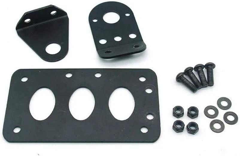 Metal Side Mount License Plate Holder Tail Light Bracket for Motorcycle