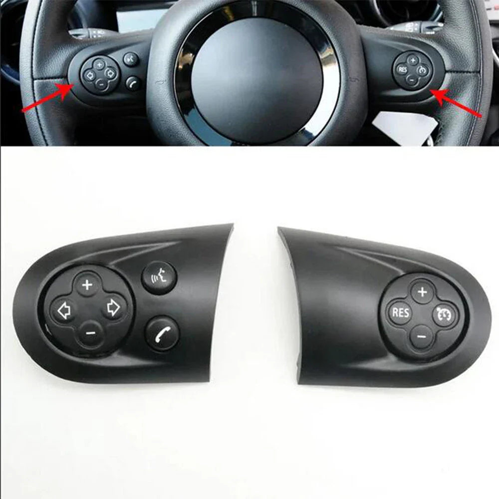 Steering Wheel Multi-Function Control Switch Cover for BMW MINI Cooper (2007-2015)