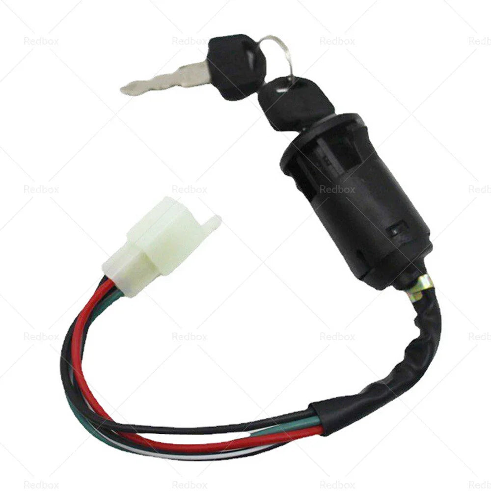 4 Wire Ignition Key Barrel Switch for Quad Dirt Bike ATV 50cc-250cc