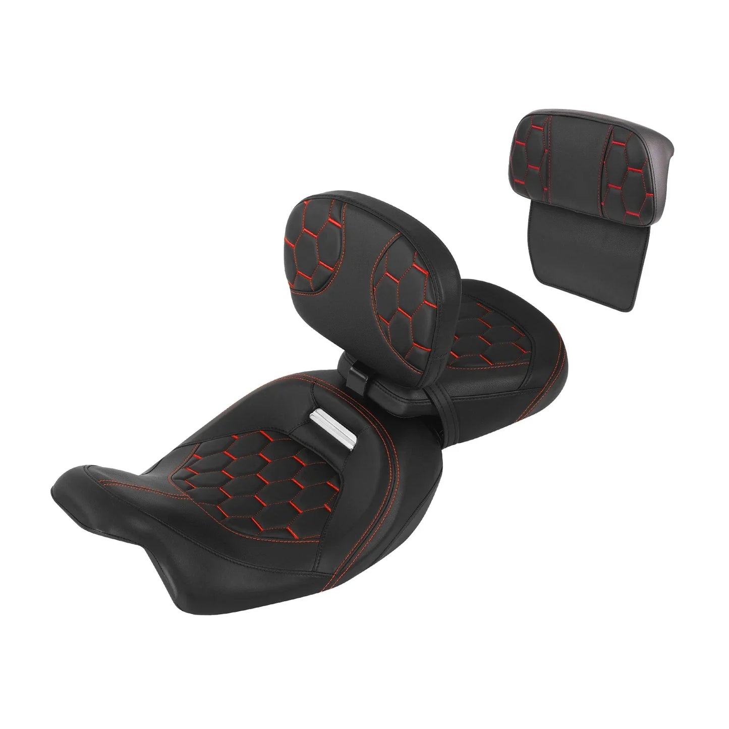 Driver Passenger Seat Backrests Pad for Harley Street Road Glide (2014-2023)
