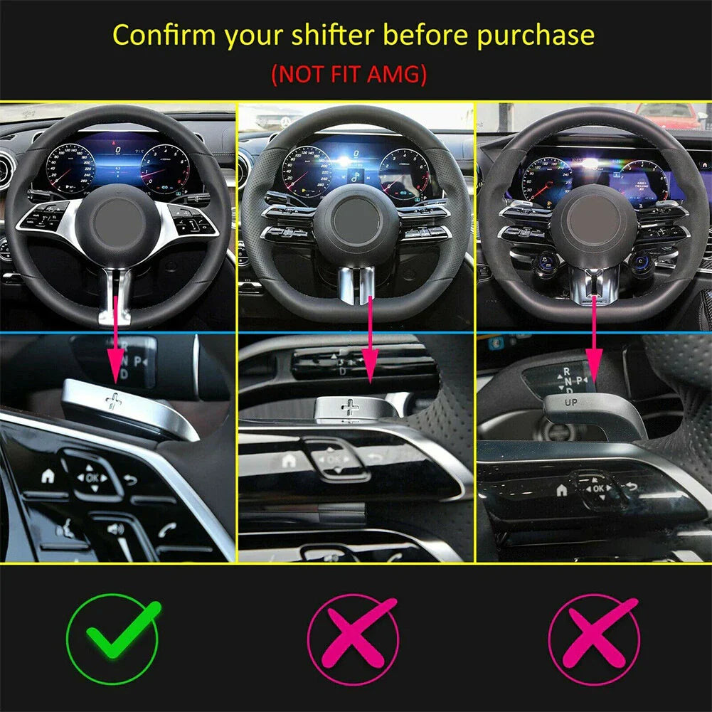 Steering Wheel Shift Paddle Shifter Extension for Mercedes-Benz C/E/S-Class (2012-2023)