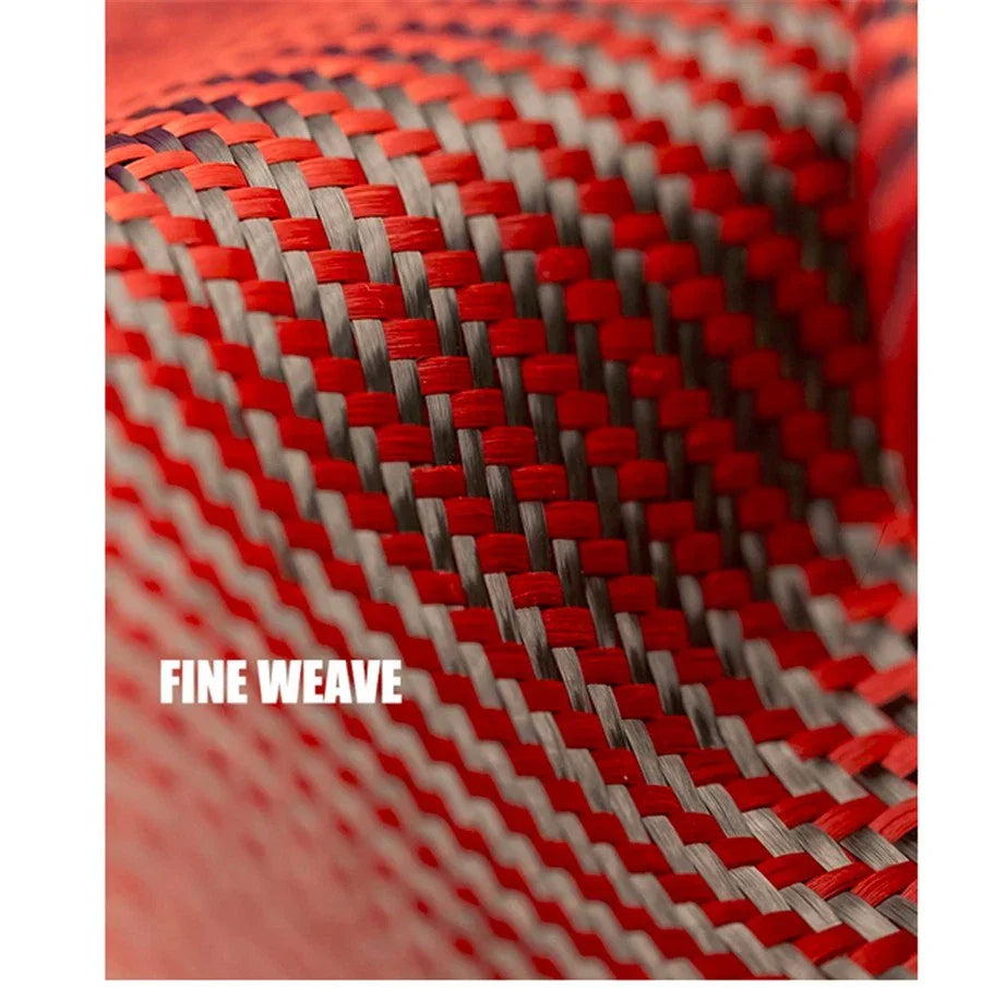 12" x 60" Carbon Fiber Kevlar Cloth Fabric 3K 2x2 Twill Weave 220gsm