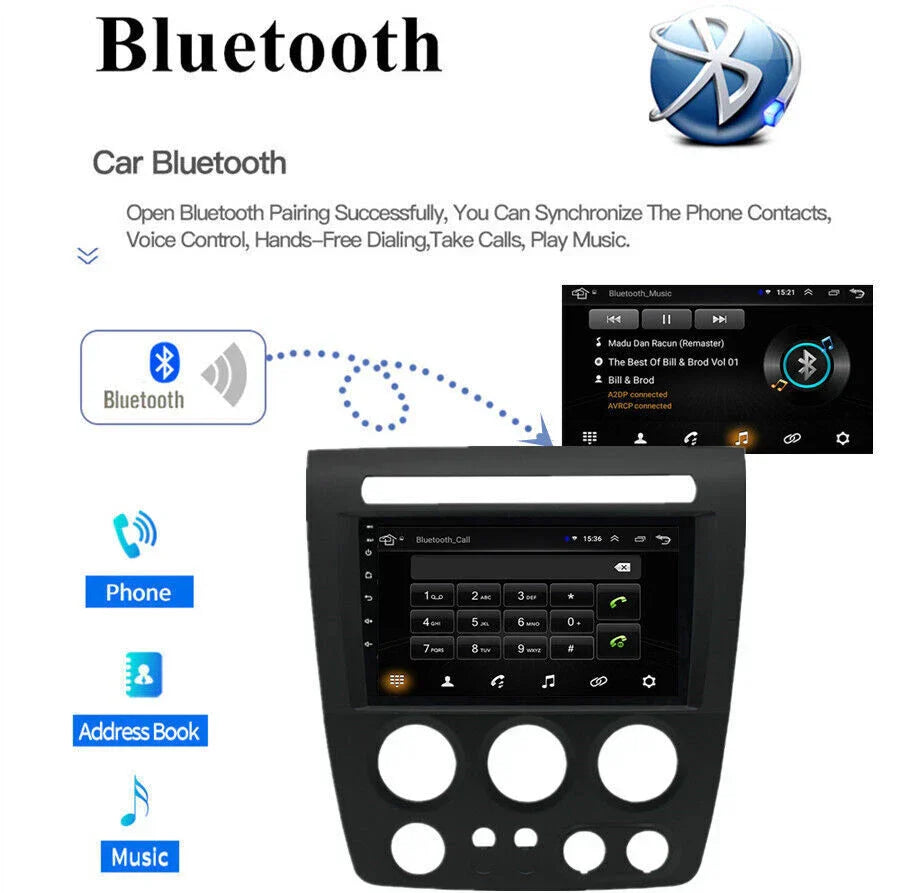 9" Android 10.1 Stereo Radio GPS Navigation for 2005-2011 Hummer H3 (2005-2011)
