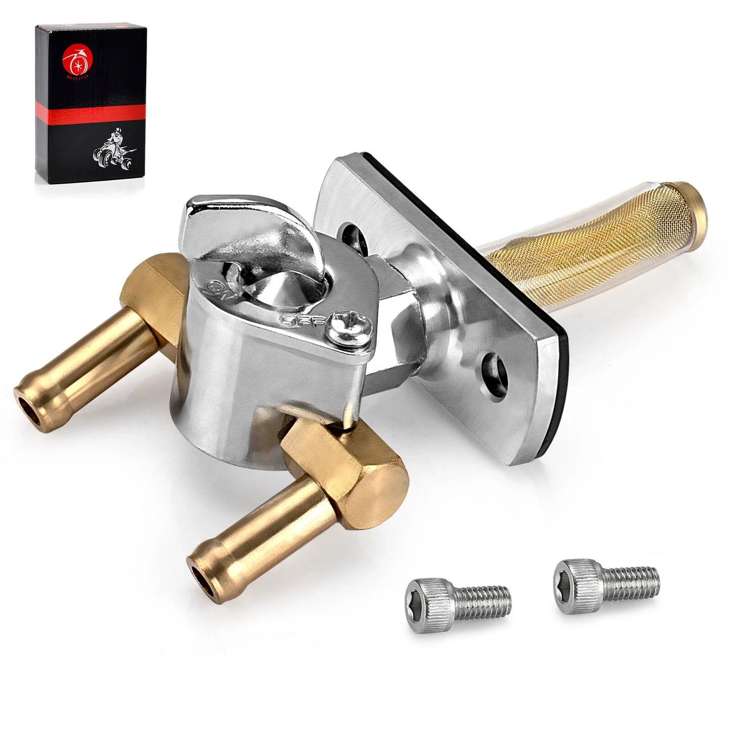 High Flow Fuel Valve Petcock Dual Feed for Yamaha Banshee YFZ350 (1987–2006)