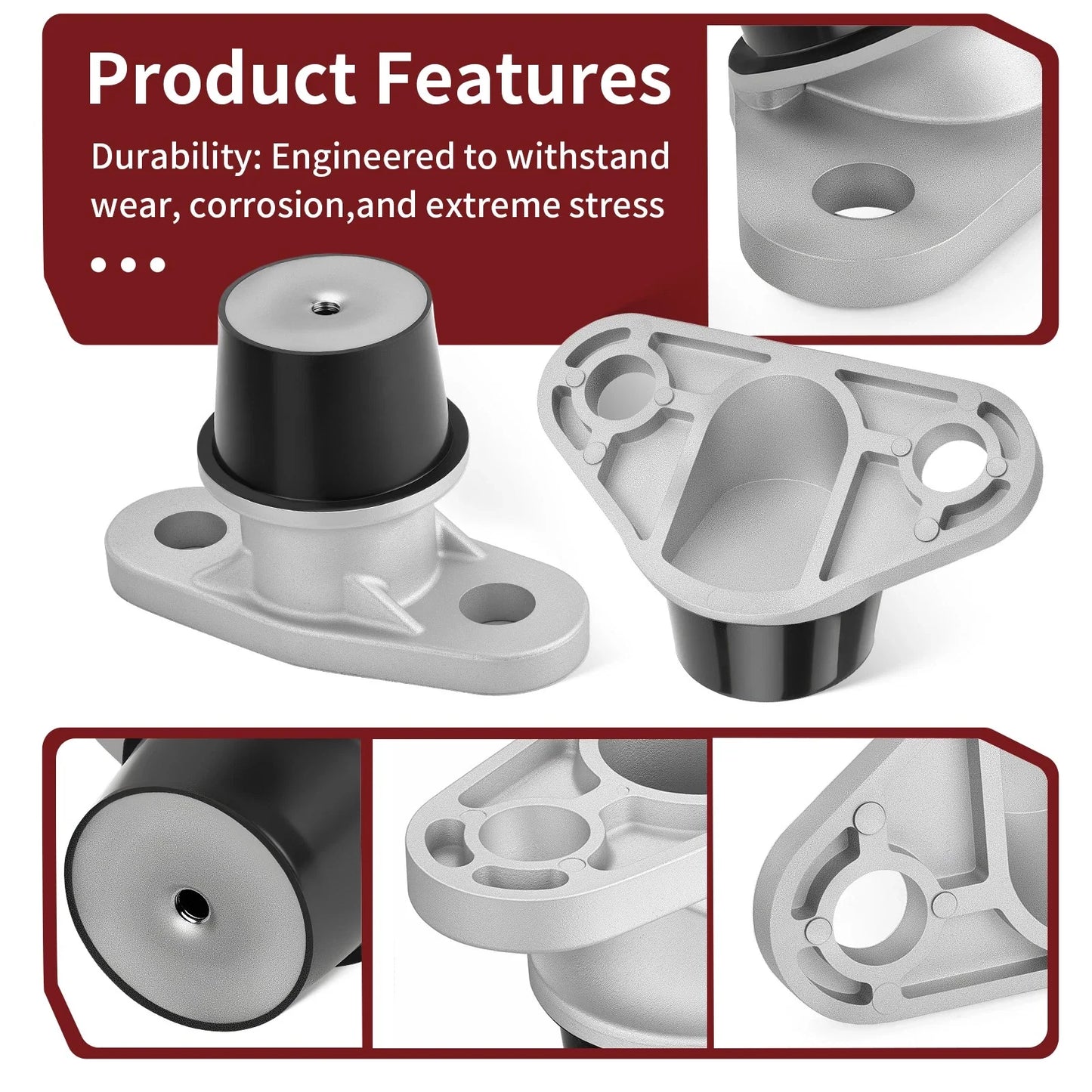 Front Rear Engine Motor Mount Kit for Sea Doo GTX 4TEC