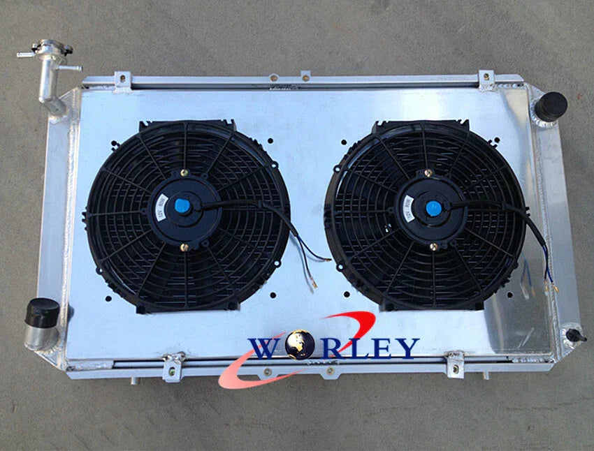 Aluminum Radiator, Shroud, Fan & Black Hose for Patrol Y60 GQ (1997-1999)