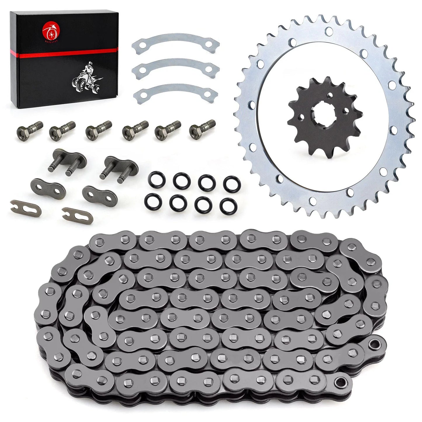 O-Ring Chains & Sprockets Kit for Yamaha Warrior YFM350X (1989–2004)