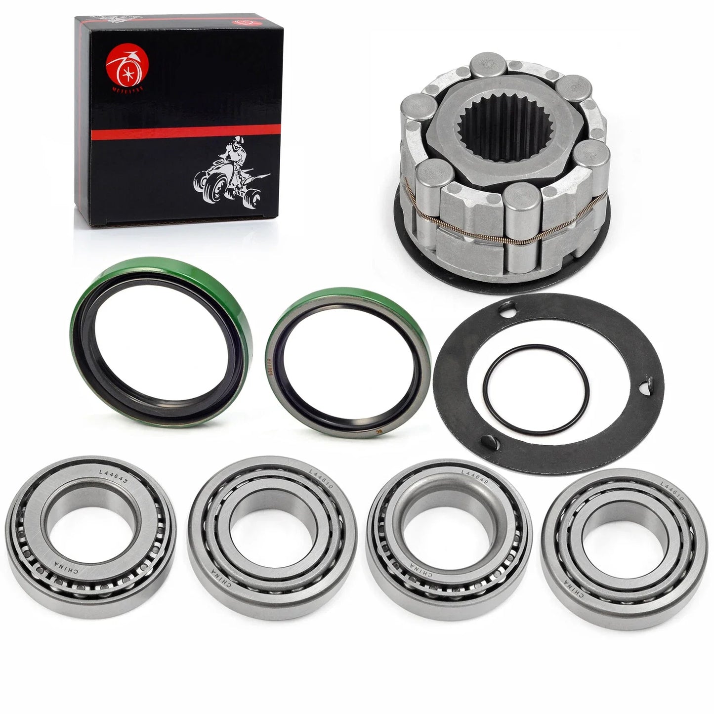 Front Wheel Hub Clutch & Bearing Seal for Polaris Sportsman 500 HO (1999–2008)
