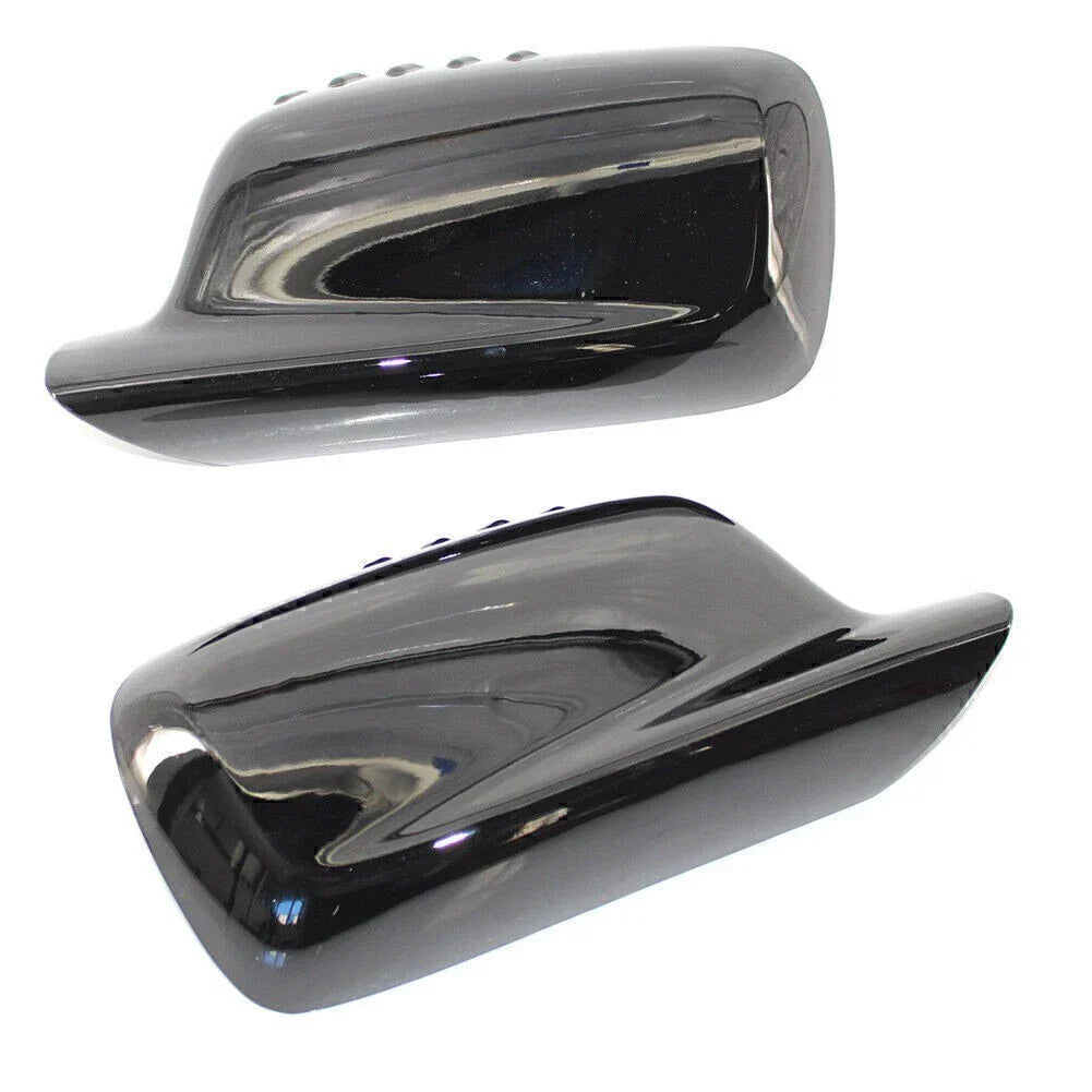 Door Wing Side Mirror Cover Caps For BMW E46 E65 E66 330Ci 745i 750i (2000-2006)