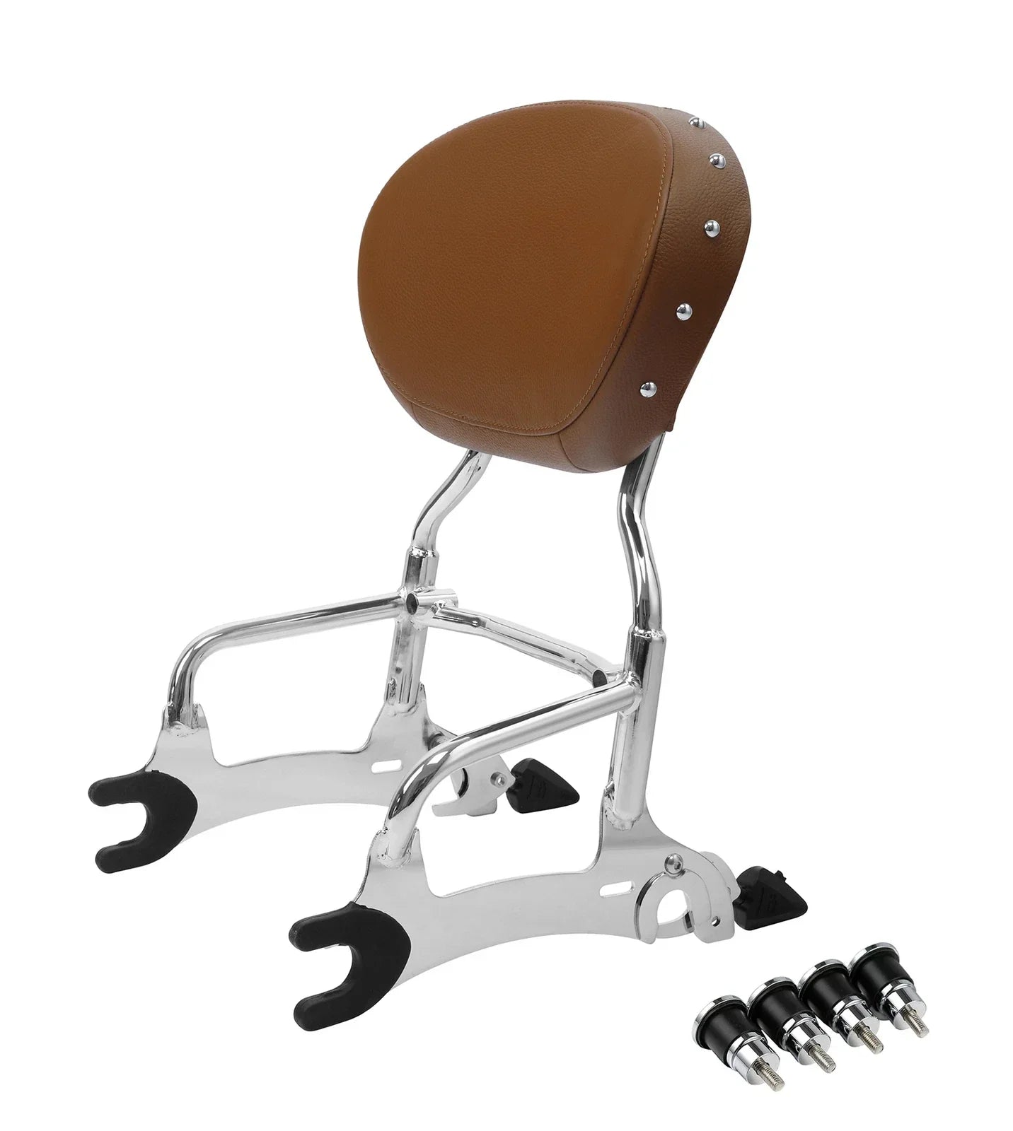 Sissy Bar Backrest Pad Mount Spools for Indian Chieftain (2014-2022)