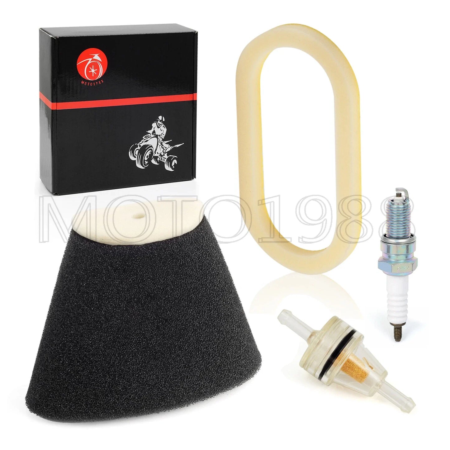 2 x Air Filter & Spark Plug for Yamaha Raptor 660R (2001–2005)