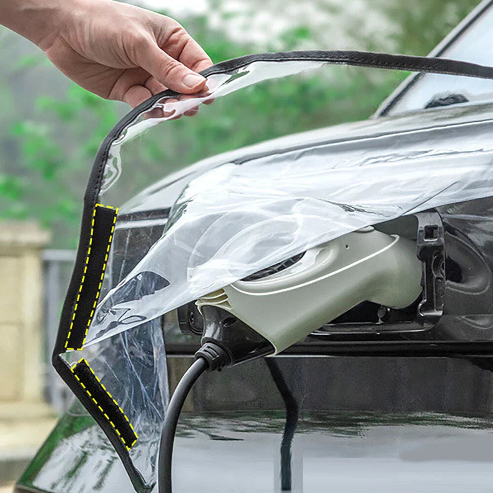 Electric Vehicle Charger Port Waterproof Cover for New Energy Cars