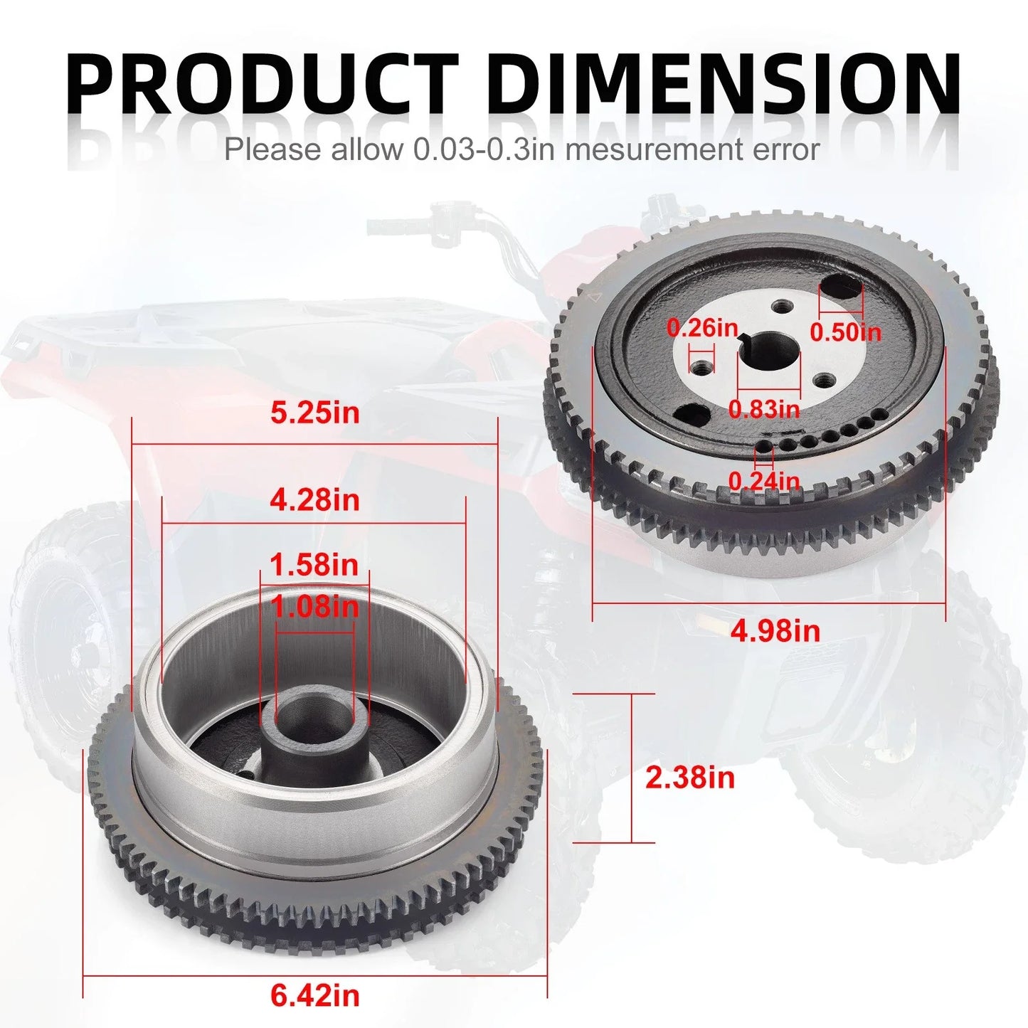 Flywheel Rotor for Polaris Sportsman 800 EFI (2012–2014)