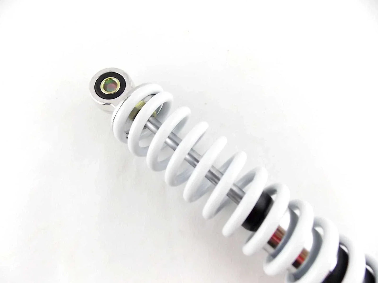 400mm White/Chrome Rear Shock Absorbers for Suzuki RM400