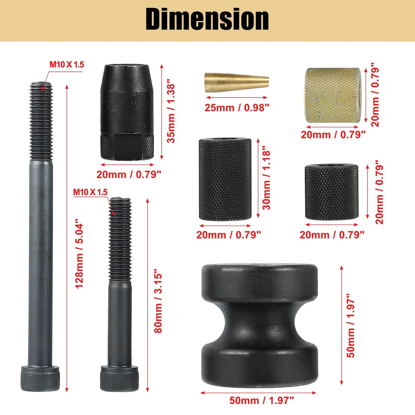 1 Set Injector Puller and Seal Installer Tools for BMW N14 N18 N54