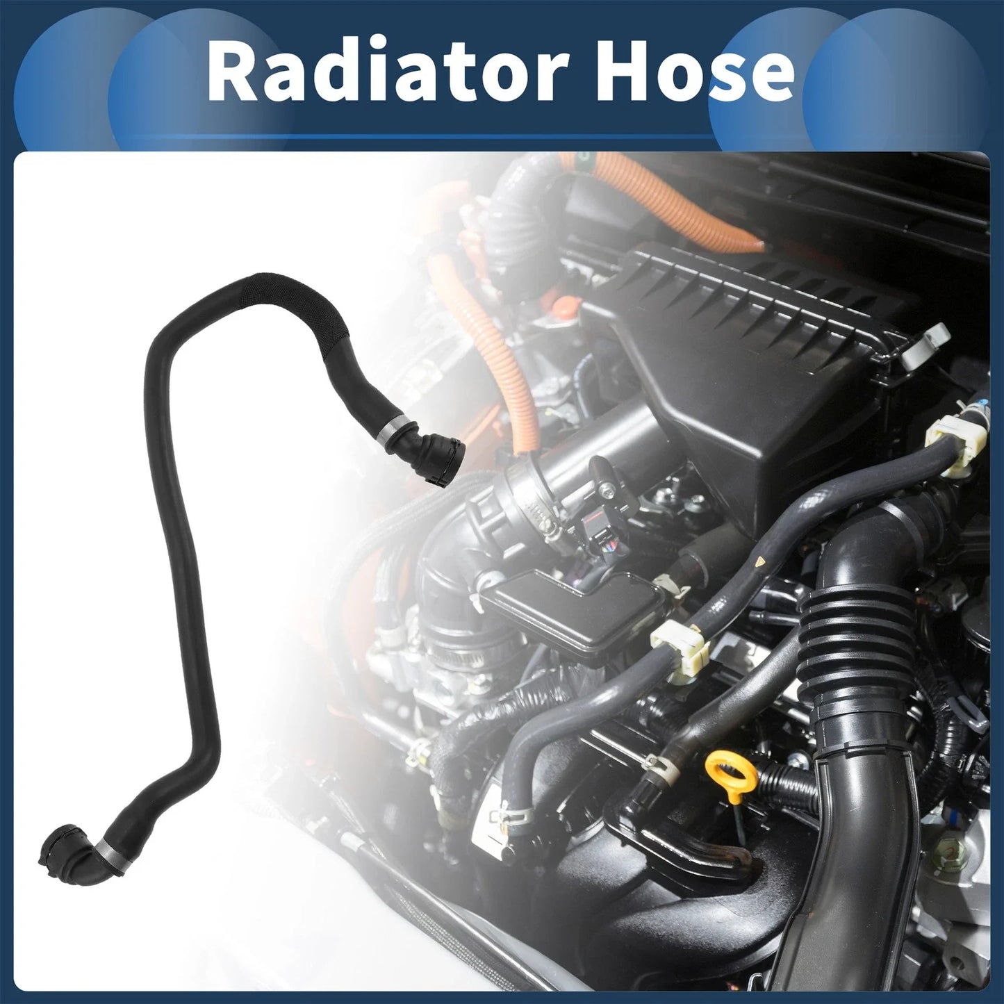 Radiator Hose 3.0L Rubber for BMW X3 (2007-2010)